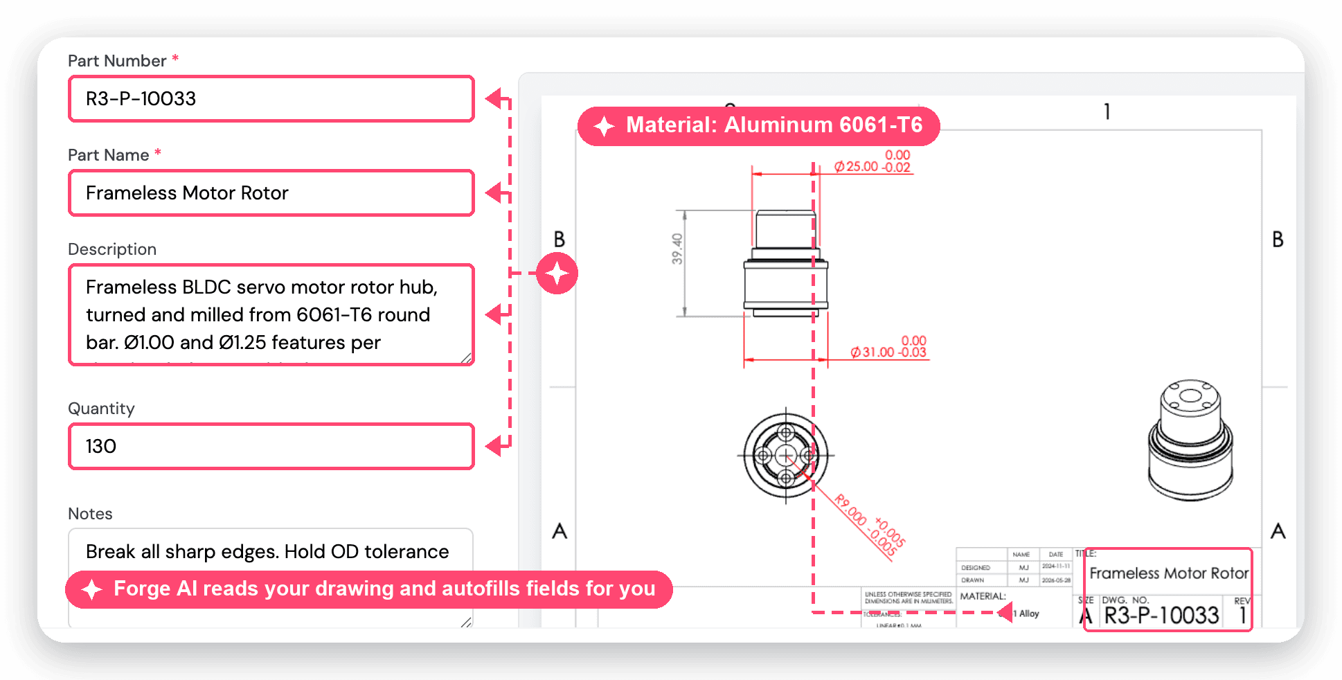 QUOTATION — Stop retyping specs